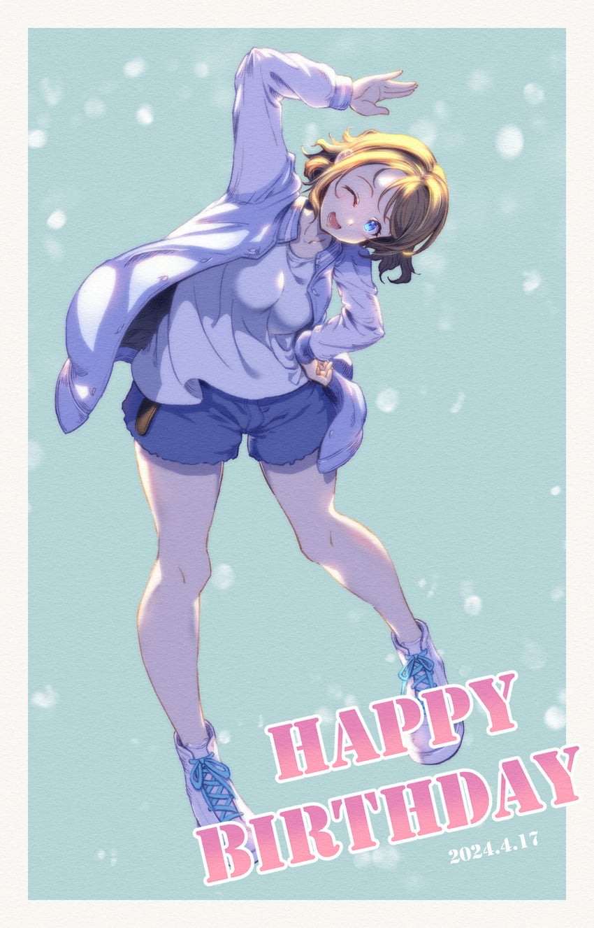 watanabe you (love live! and 1 more) drawn by myumyumyu