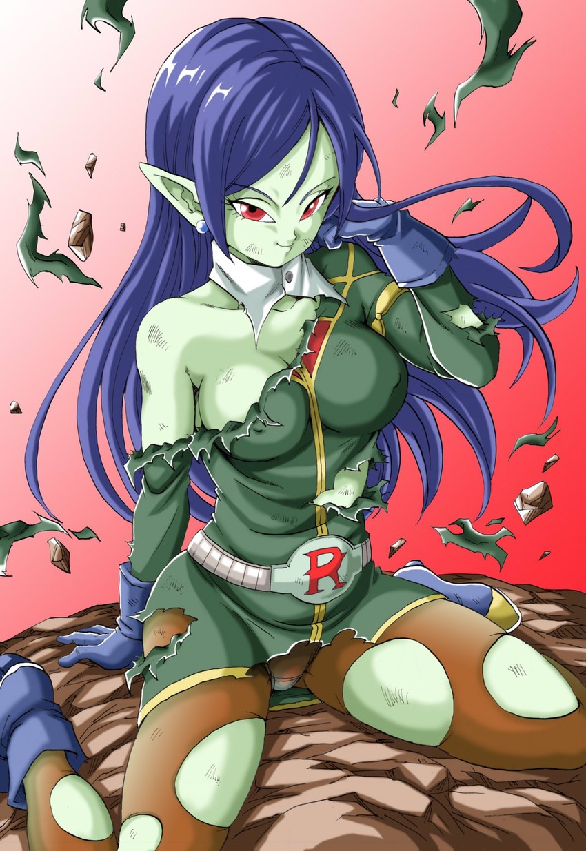 robelu (dragon ball and 1 more) drawn by youngjijii