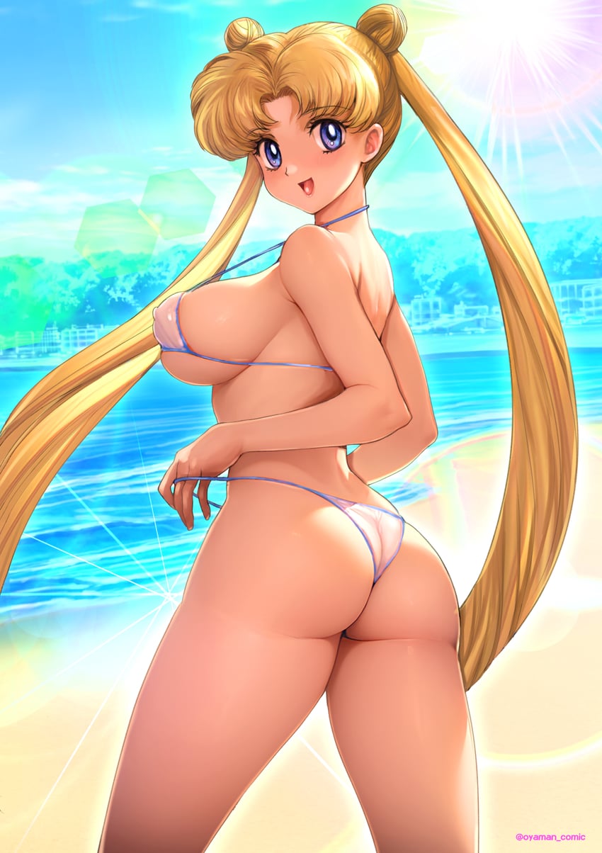 tsukino usagi (bishoujo senshi sailor moon) drawn by oyaman