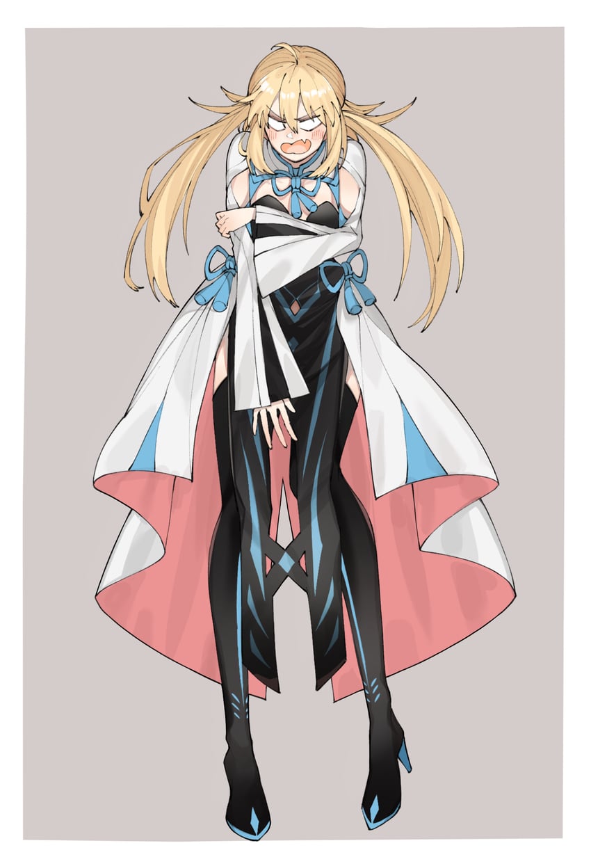 artoria pendragon, morgan le fay, and artoria caster (fate and 1 more) drawn by euhage73