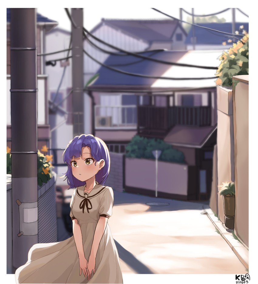 nanao yuriko (idolmaster and 1 more) drawn by myeolchi