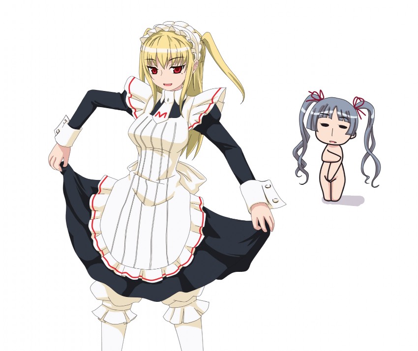 shidou mariya and shinouji matsurika (maria holic) drawn by noriki_aonori