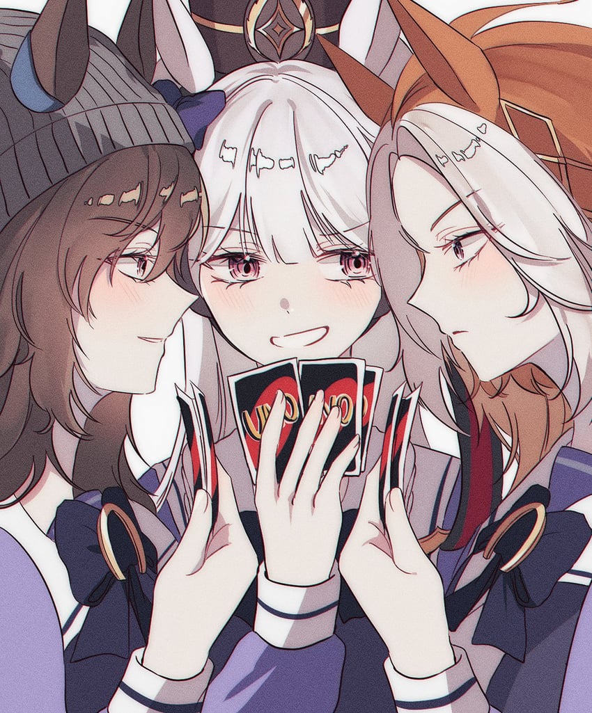 gold ship, nakayama festa, and orfevre (umamusume) drawn by jeom_(umaumauma1042)