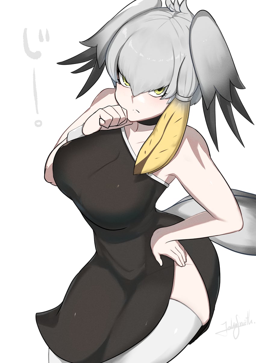 shoebill (kemono friends and 1 more) drawn by john_(a2556349)
