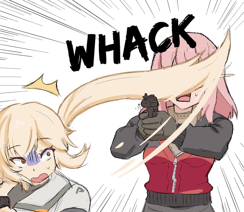 ots-14, female commander, and groza (girls' frontline and 1 more) drawn by smart_oval