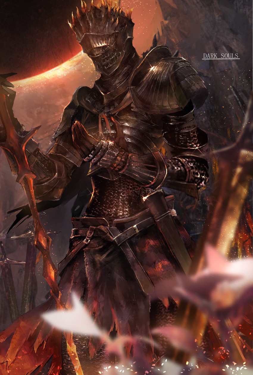 soul of cinder (dark souls and 1 more) drawn by mono_(jdaj)