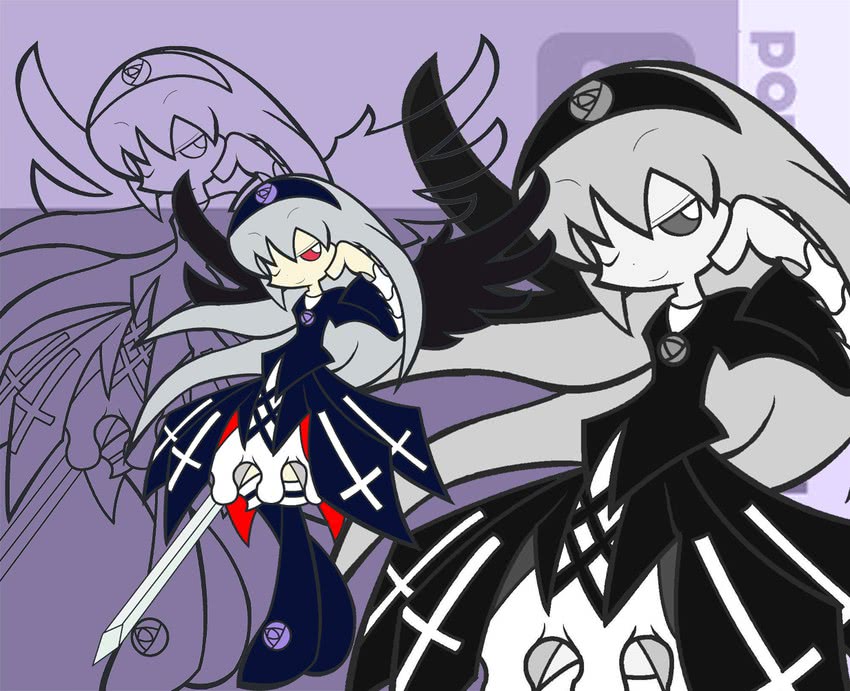 suigintou (rozen maiden and 2 more) drawn by ikasui_(okakenn1224)