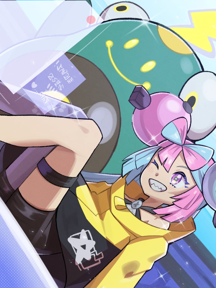 iono and bellibolt (pokemon and 1 more) drawn by inana_umi
