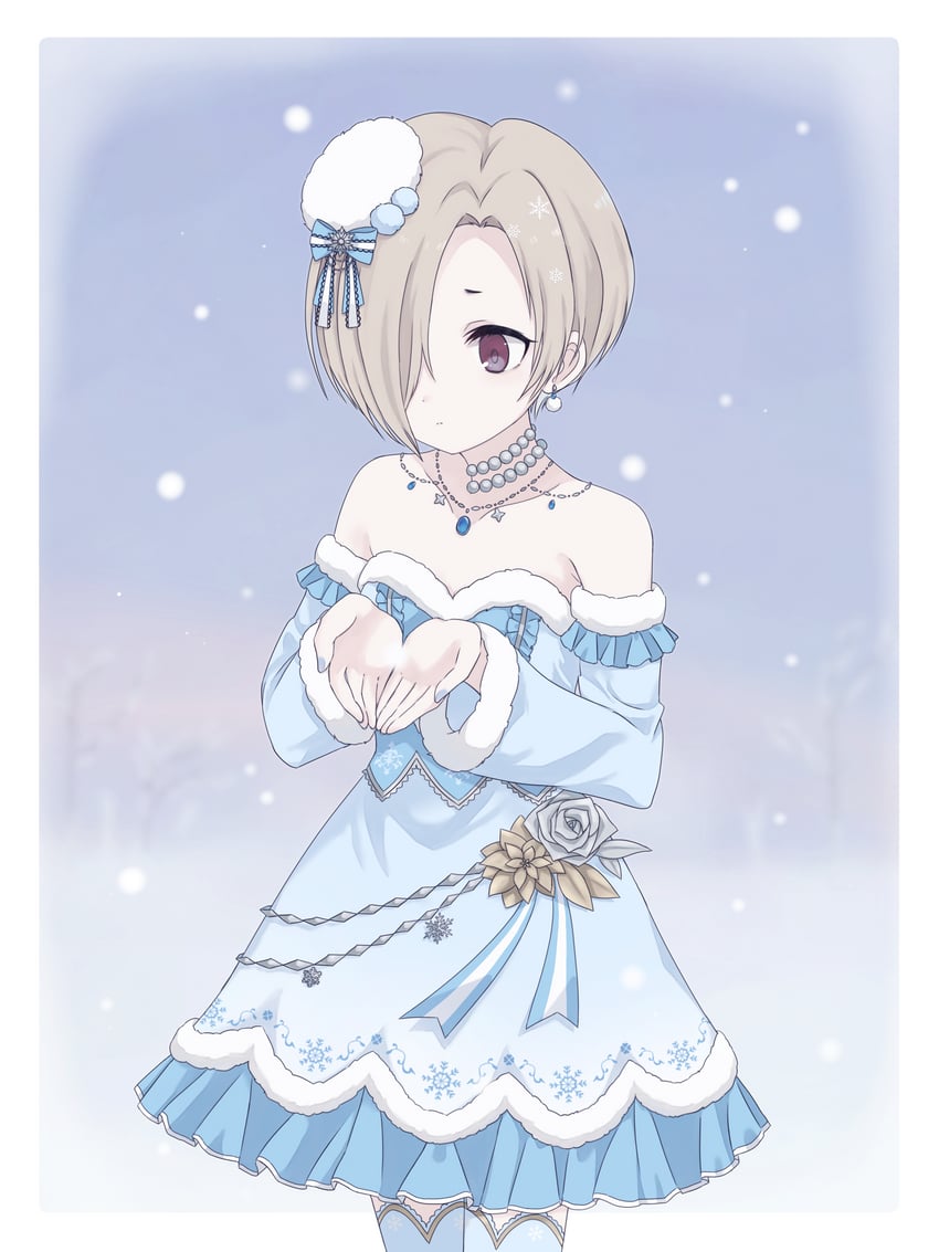 shirasaka koume (idolmaster and 1 more) drawn by rukka_(hinata_hari)