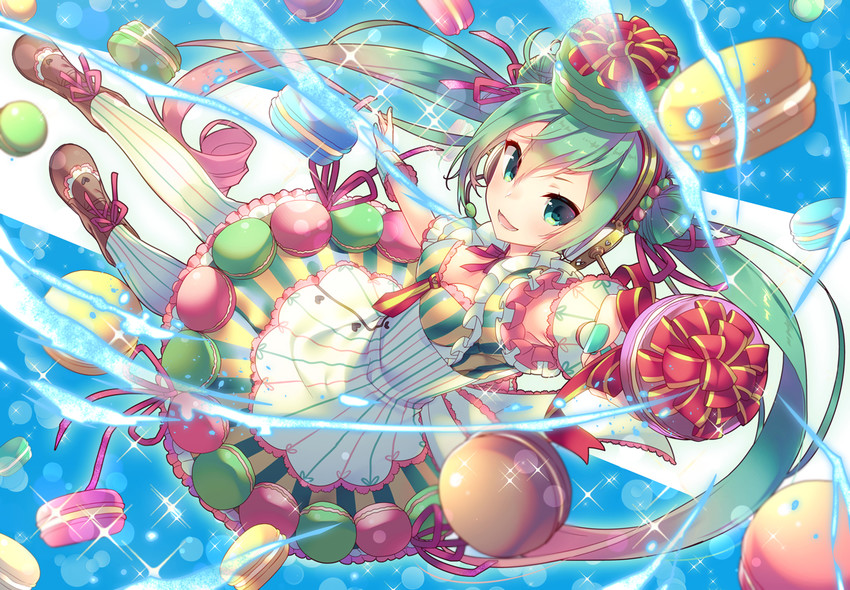 hatsune miku (vocaloid) drawn by tahya