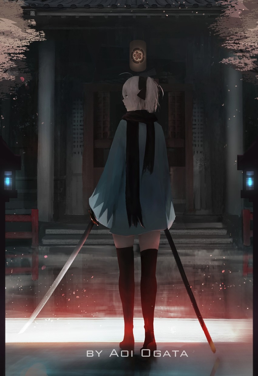 okita souji (fate and 2 more) drawn by aoi_ogata