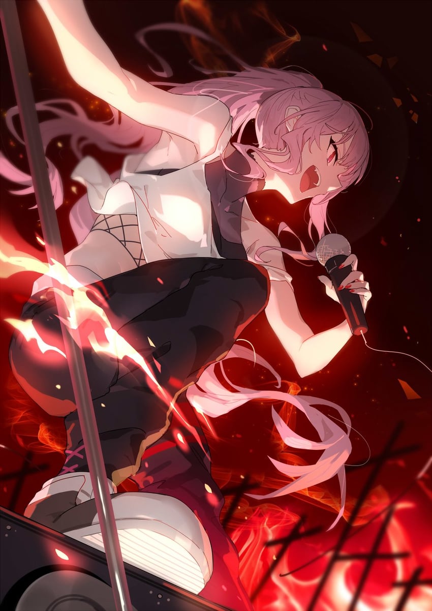 mori calliope (hololive and 1 more) drawn by kakage