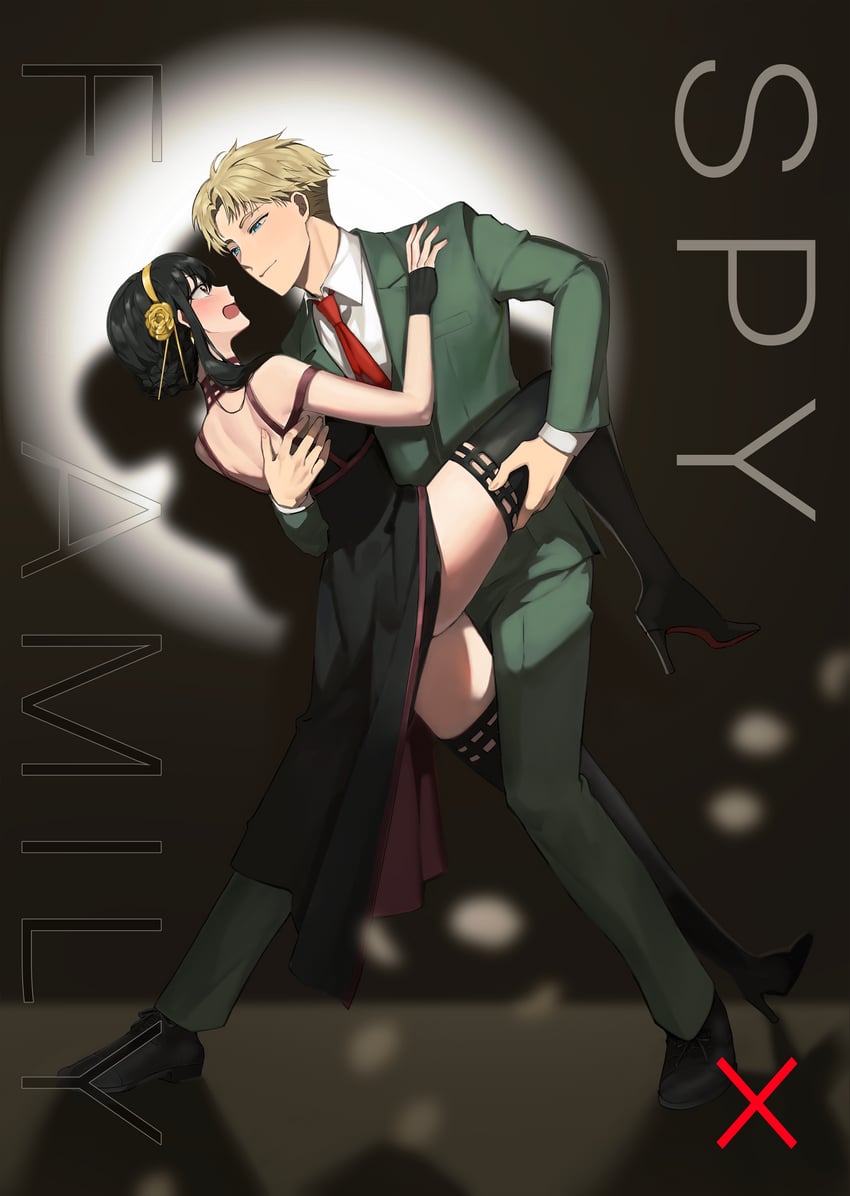 yor briar and twilight (spy x family) drawn by scy121