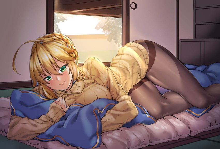 artoria pendragon (fate and 1 more) drawn by shirokuma_a