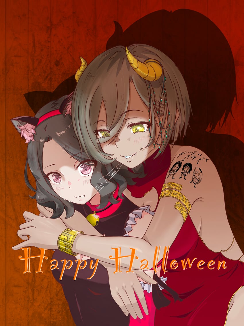 ebizuka tomo and rupa (girls band cry) drawn by ryonpapa