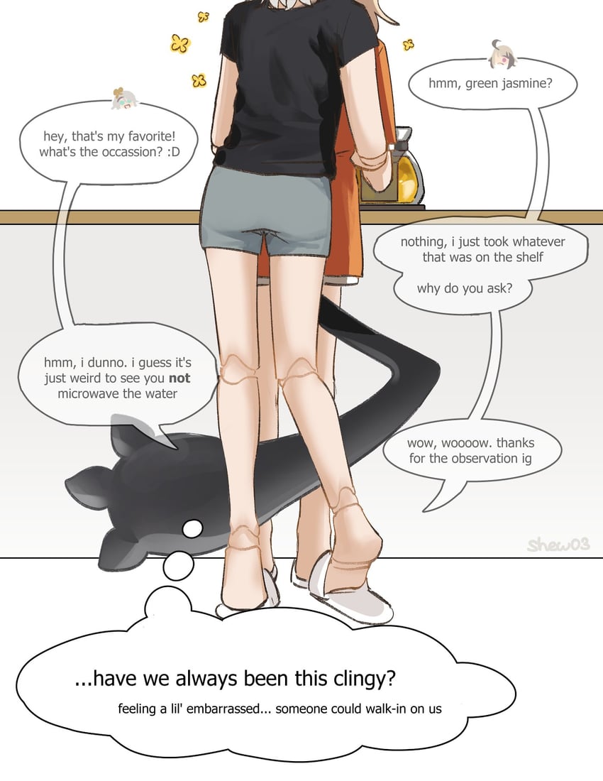 gigi murin and cecilia immergreen (hololive and 1 more) drawn by shew_(shew03)