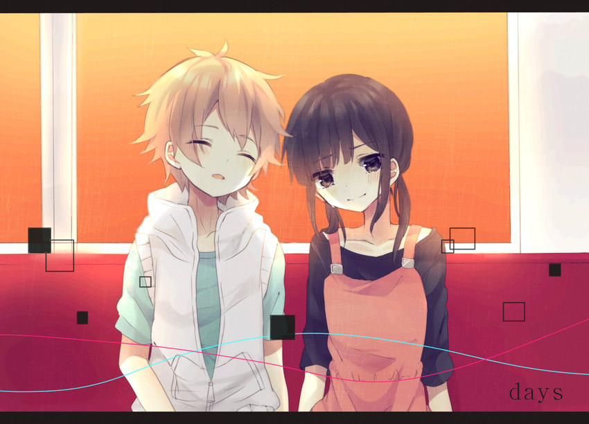 amamiya hibiya and asahina hiyori (kagerou project and 1 more) drawn by hinayo