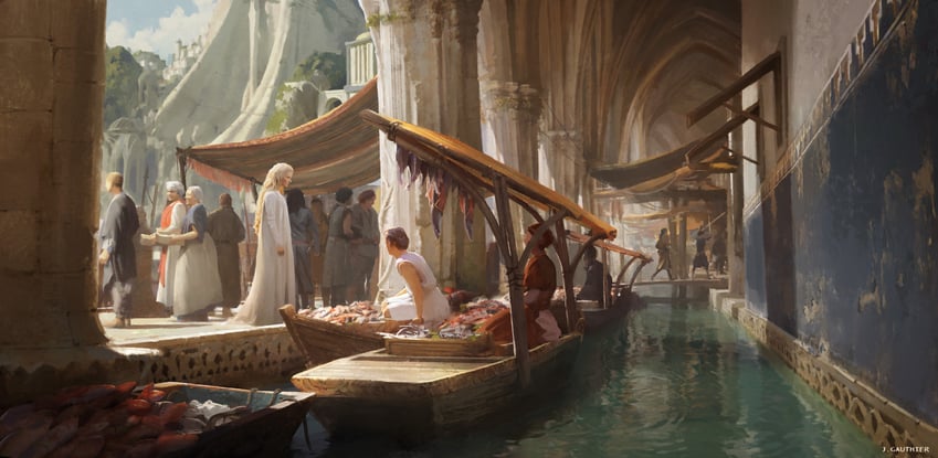 tolkien's legendarium and 1 more drawn by renart