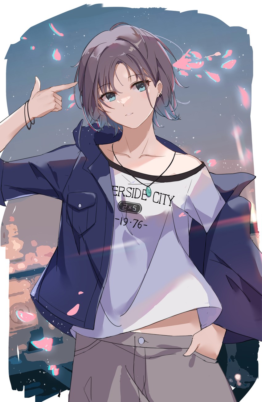 asakura toru (idolmaster and 1 more) drawn by serika