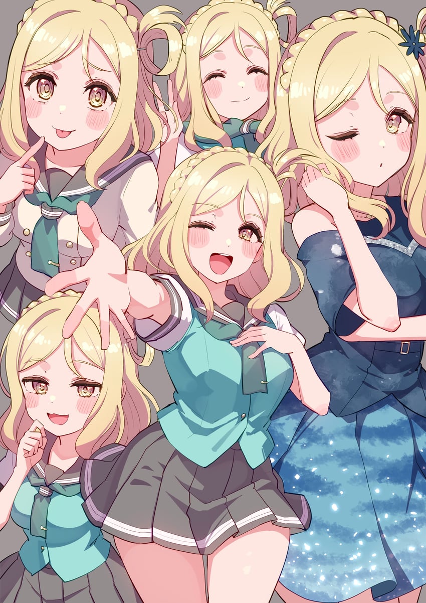 ohara mari (love live! and 1 more) drawn by cream_(nipakupa)