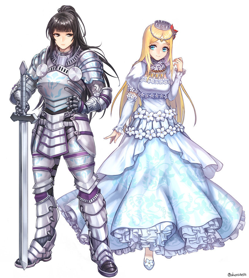 narberal gamma and renner theiere chardelon ryle vaiself (overlord) drawn by aken
