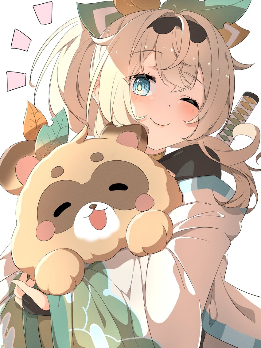 kazama iroha and pokobee (hololive) drawn by yunon_oto_mad