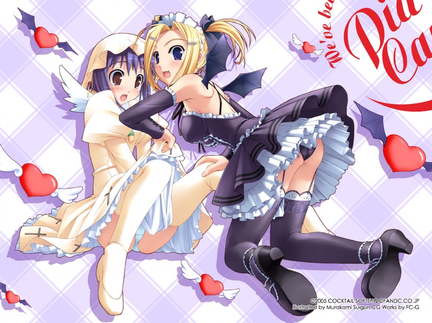 horiuchi sana and yaegashi kanae (pia carrot and 1 more) drawn by murakami_suigun