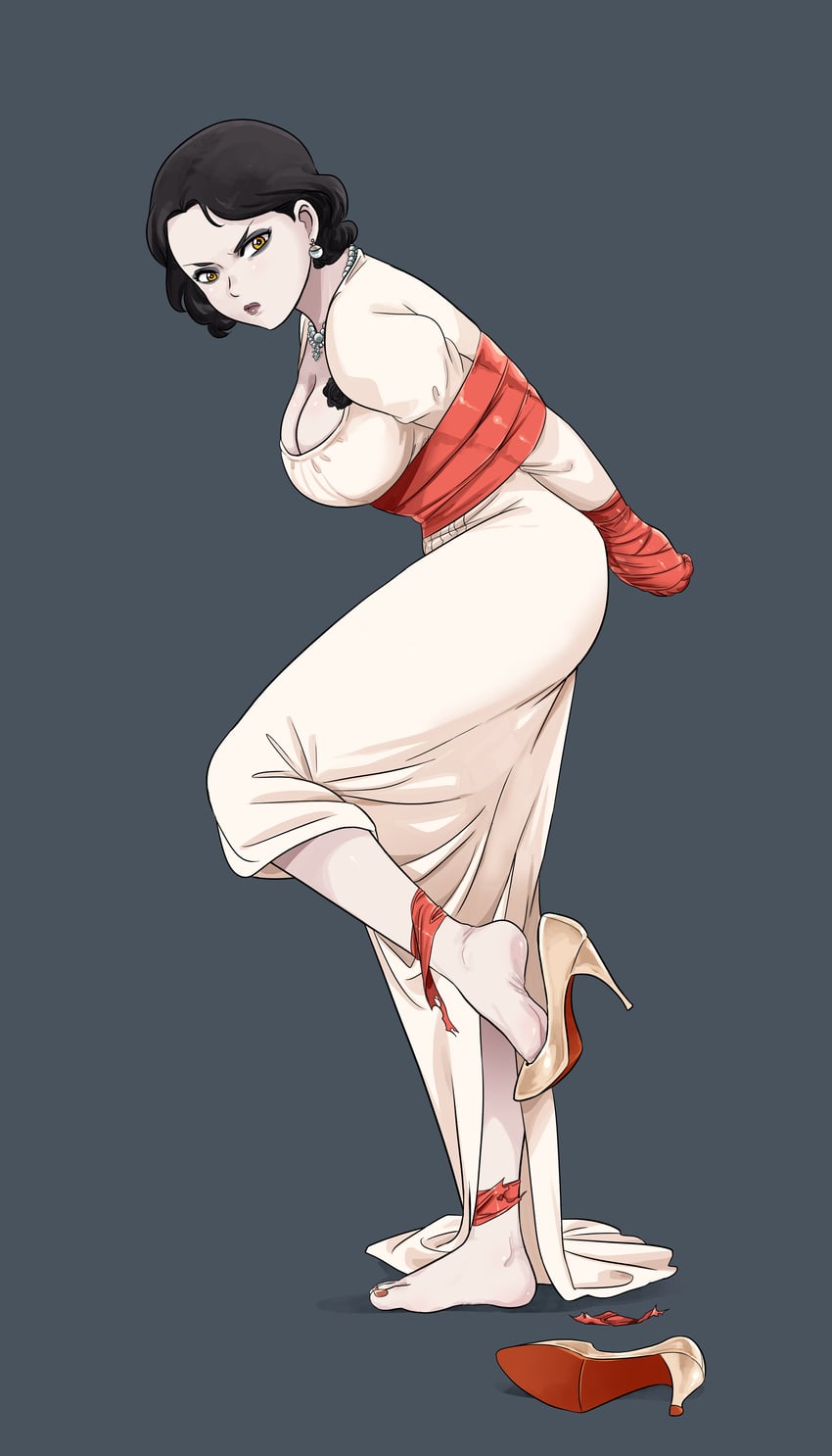 alcina dimitrescu (resident evil and 1 more) drawn by lost_one_zero