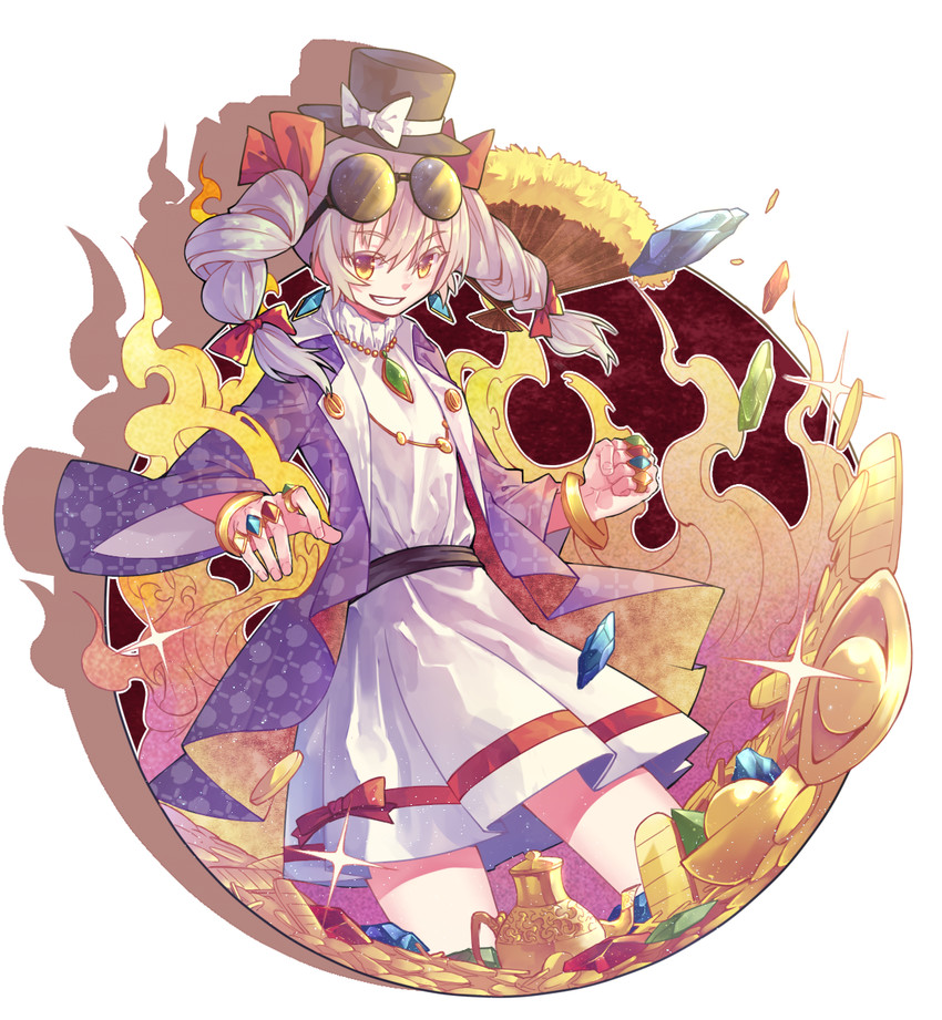 yorigami jo'on (touhou and 1 more) drawn by beichen_xiaobei