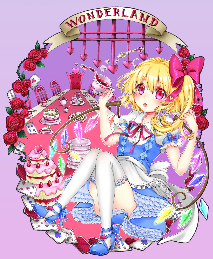 flandre scarlet and alice (touhou and 1 more) drawn by pastel_(iero-guri-nn)