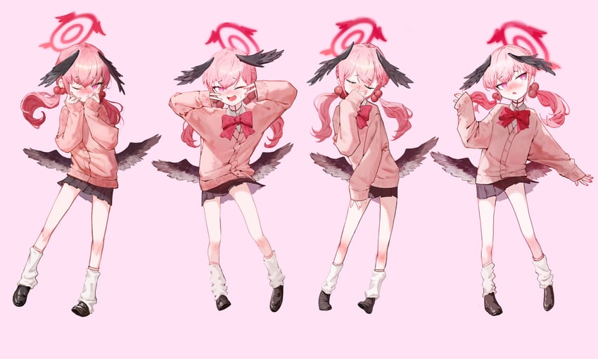 koharu (blue archive and 1 more) drawn by kongaru_123