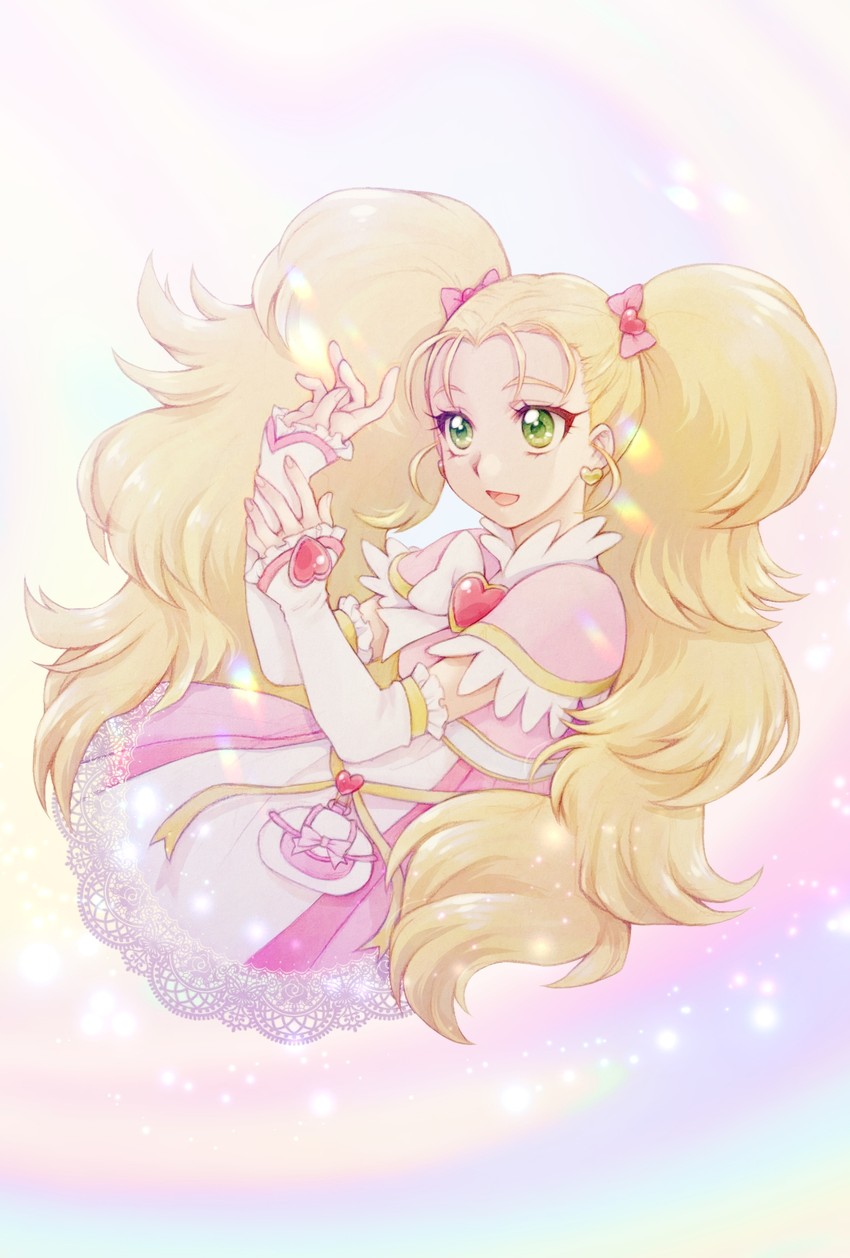 kujou hikari and shiny luminous (precure and 2 more) drawn by aizen_(syoshiyuki)