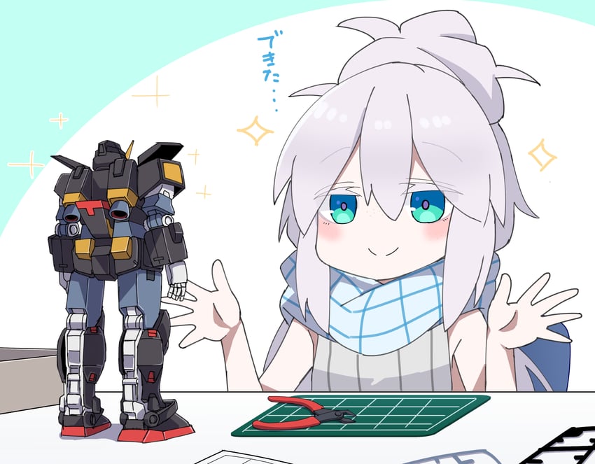 deux murasame and psycho gundam (gundam and 1 more) drawn by nkeo