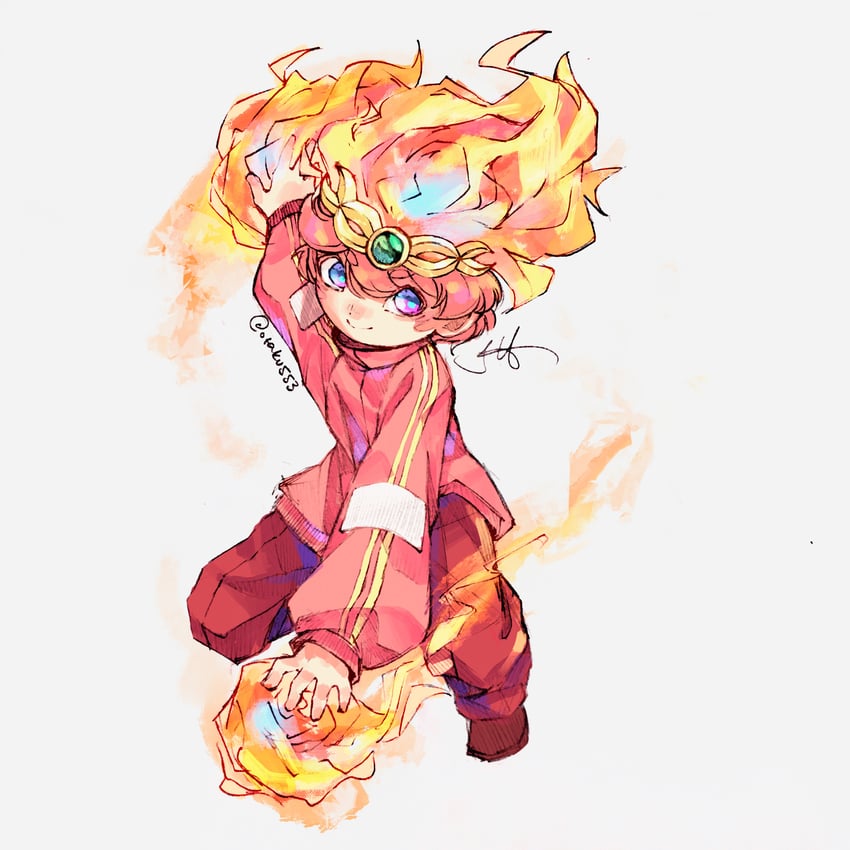 kirby and fire kirby (kirby) drawn by otaku553