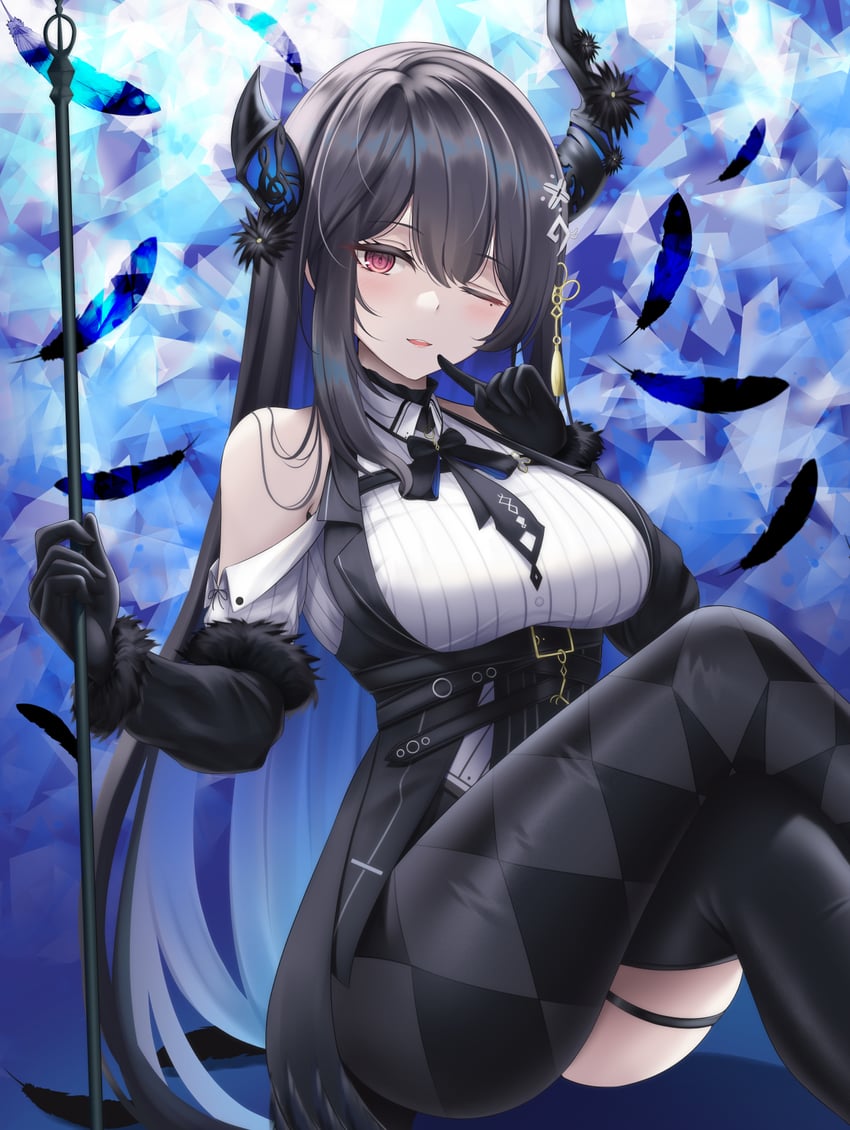 nerissa ravencroft (hololive and 1 more) drawn by togare