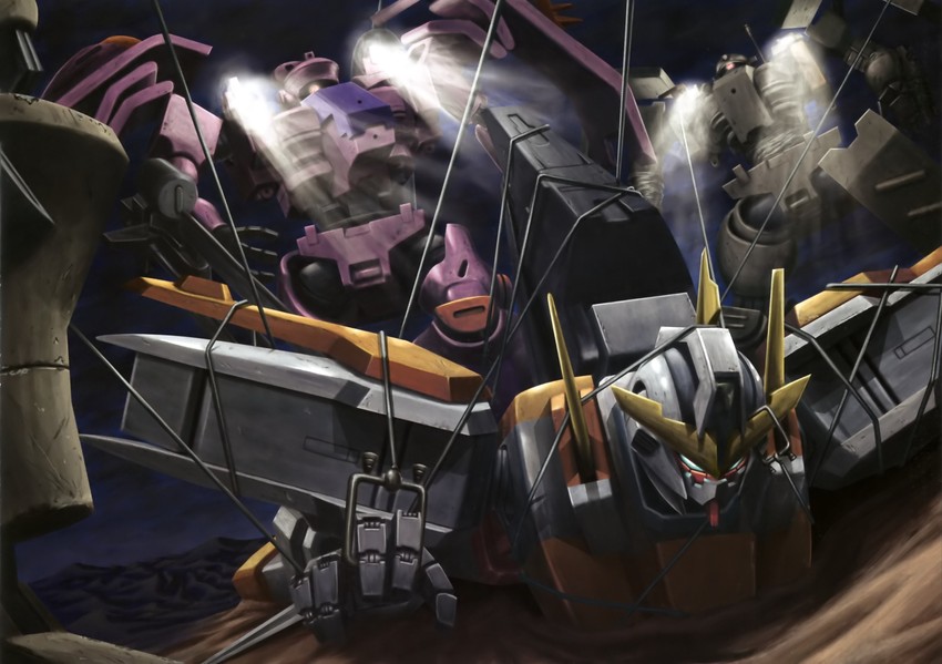 gundam kyrios, tieren, and tieren taozi (gundam and 1 more)