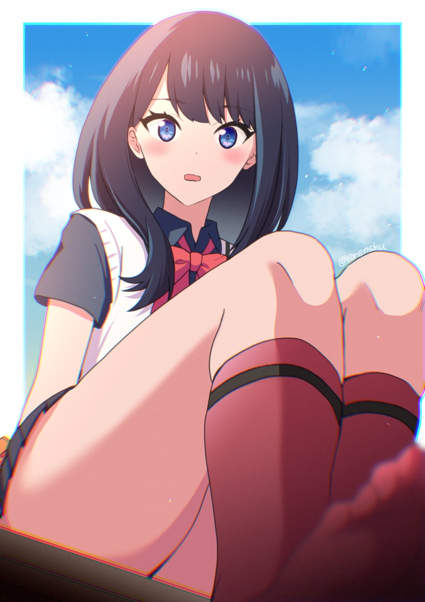 takarada rikka (gridman universe and 1 more) drawn by erenshu