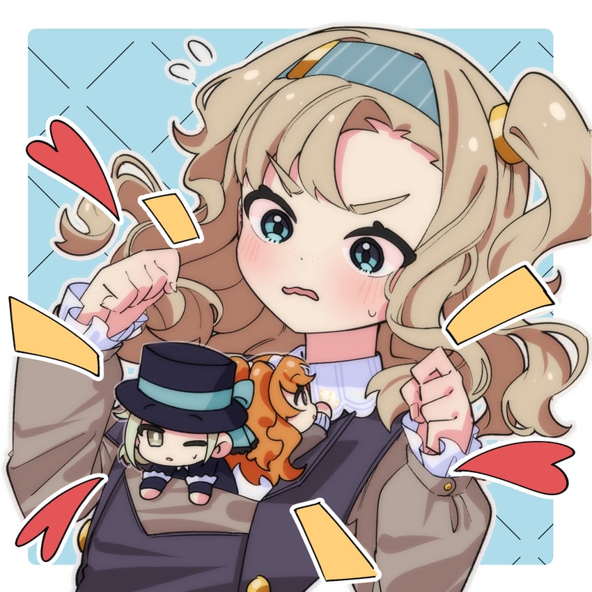 vertin, sonetto, and matilda bouanich (reverse:1999) drawn by sanjuqing'an