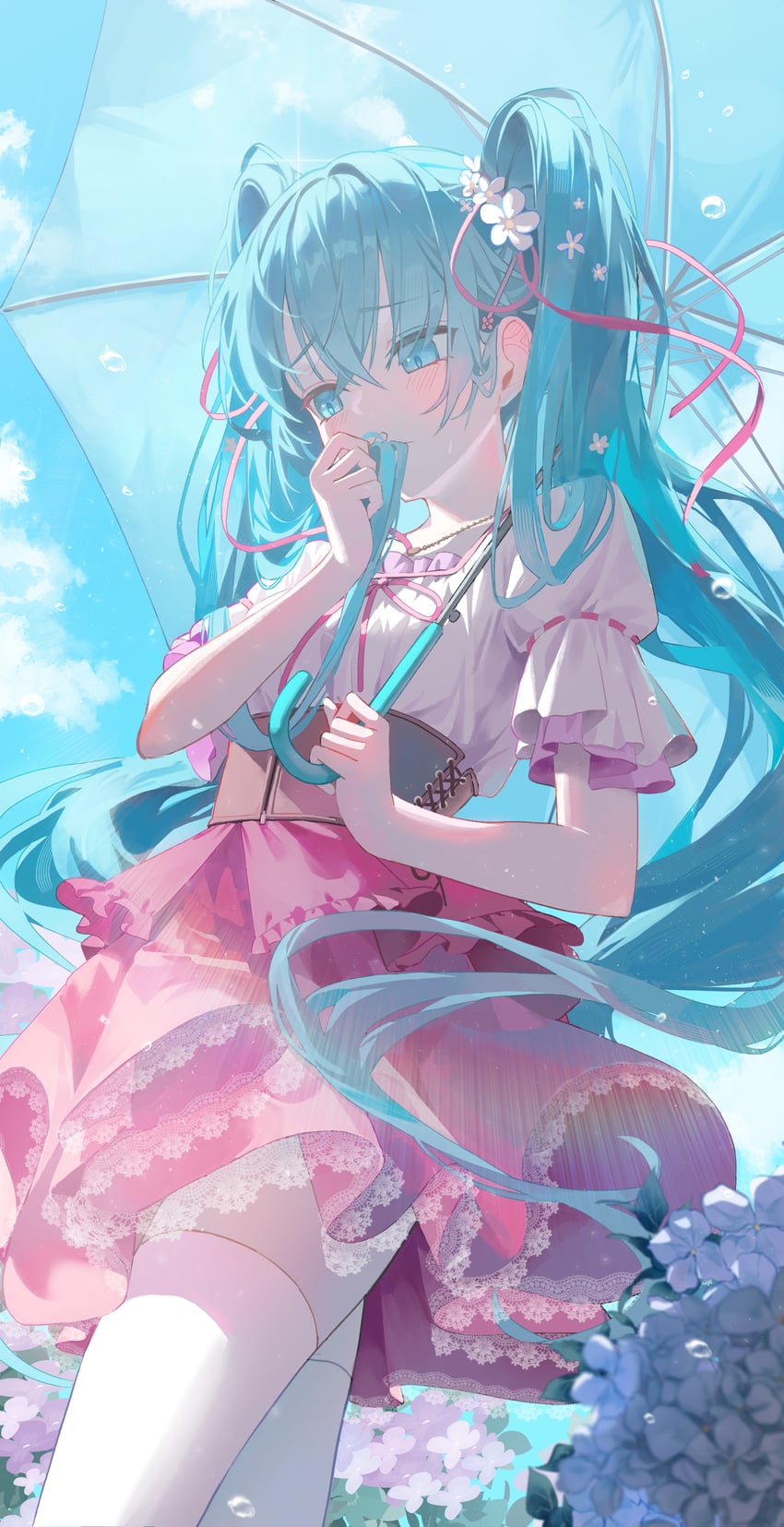 hatsune miku (vocaloid and 1 more) drawn by nun_nu