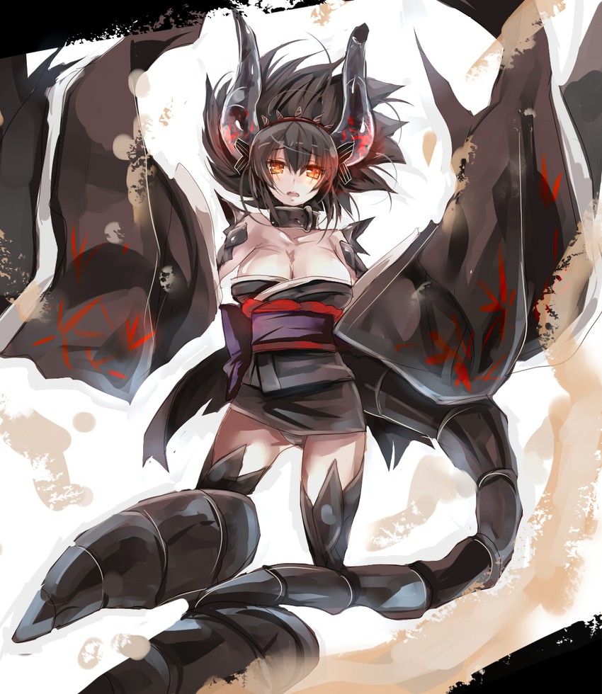 black diablos (monster hunter) drawn by umitsuki