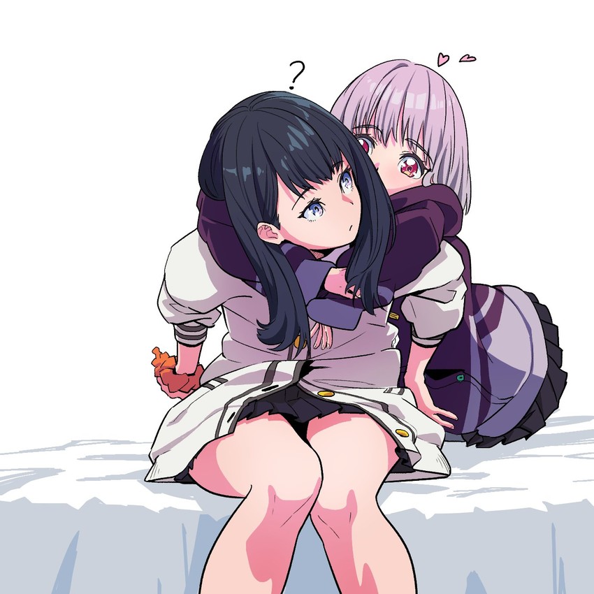 takarada rikka and shinjou akane (gridman universe and 1 more) drawn by nukosann