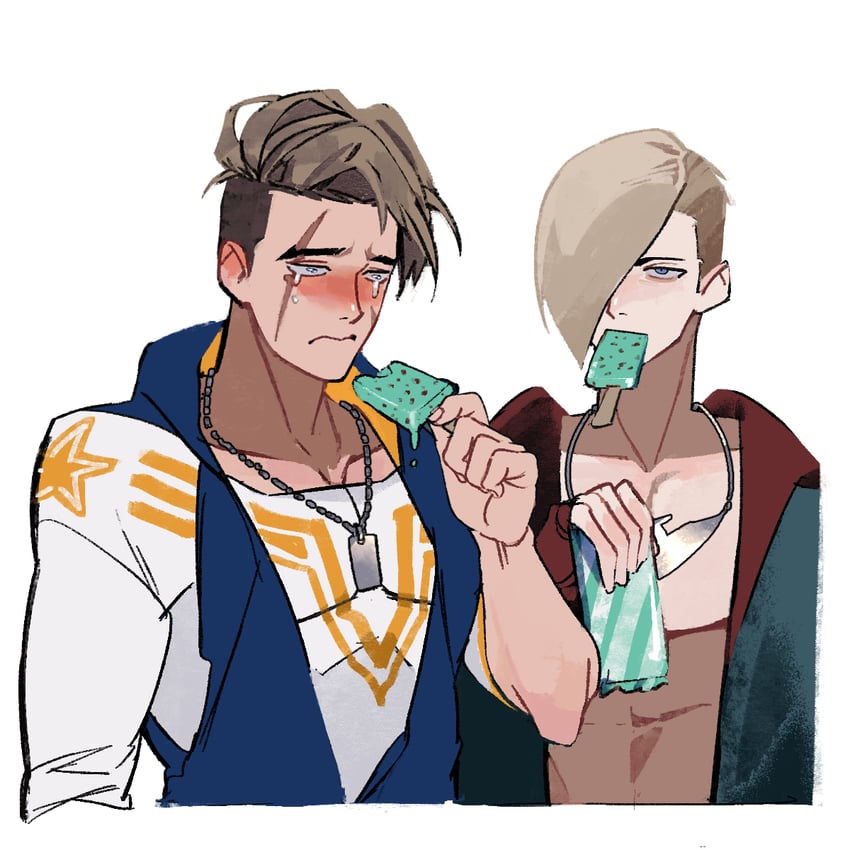 luke sullivan and ed (street fighter and 1 more) drawn by hexermer