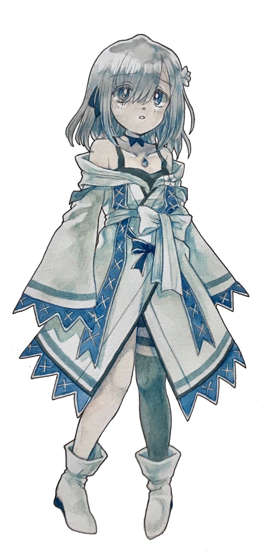 isuzu ren (mahou shoujo madoka magica and 1 more) drawn by uwded_207