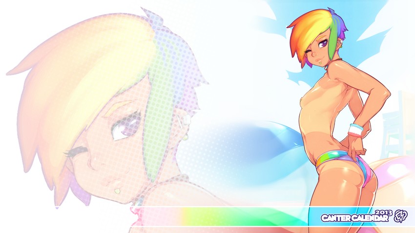 rainbow dash (my little pony and 1 more) drawn by doxy