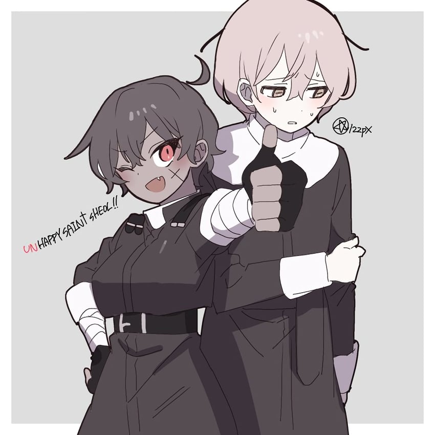 maya elbeth and belial (happy saint sheol) drawn by 122pxsheol
