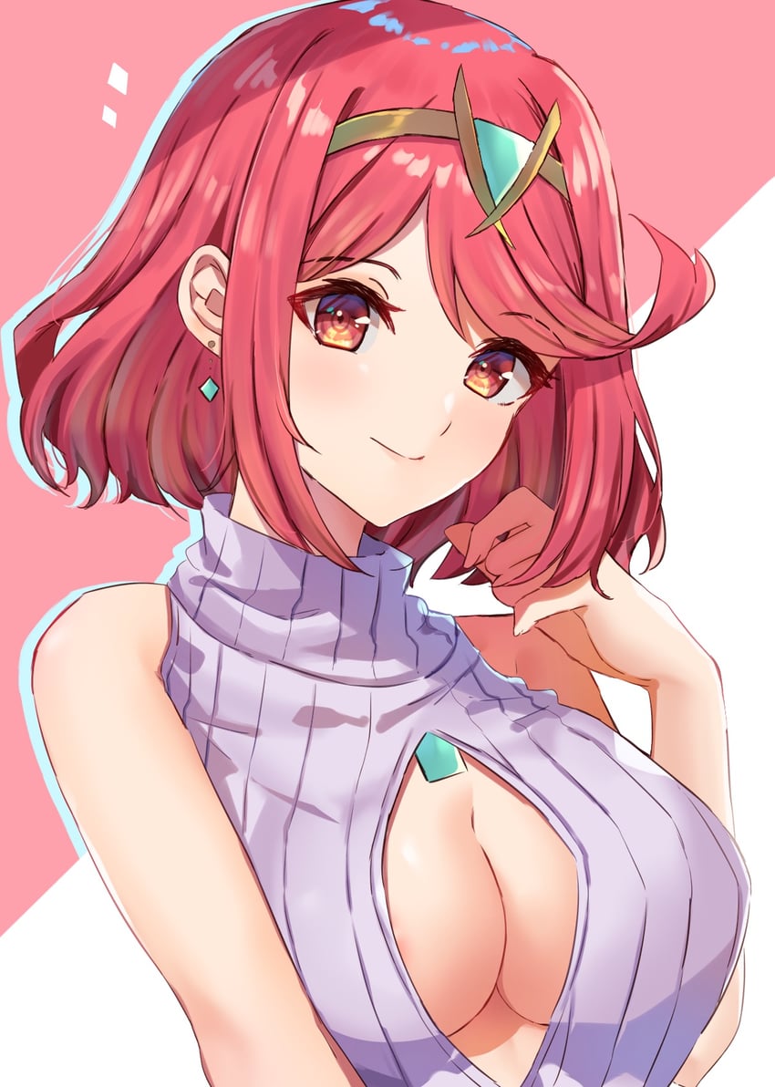 pyra (xenoblade chronicles and 1 more) drawn by edamameoka