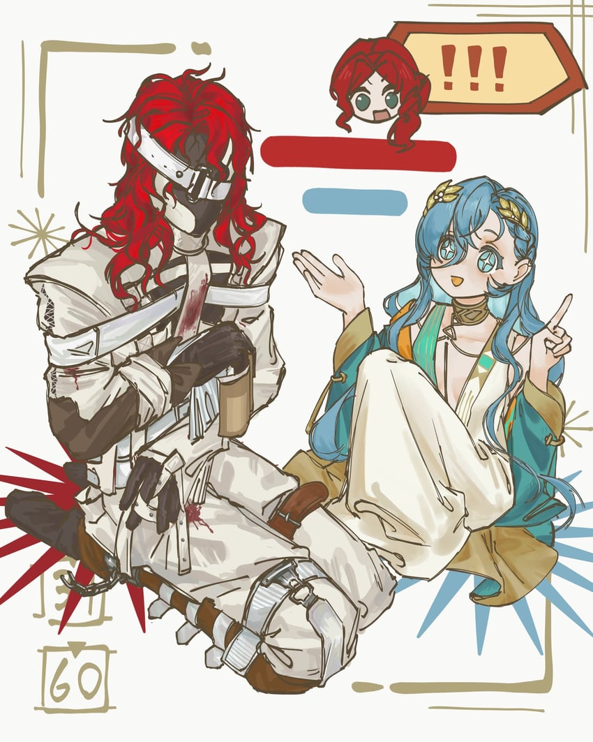 37, sophia, and aleph (reverse:1999) drawn by chaojue_zhennairen