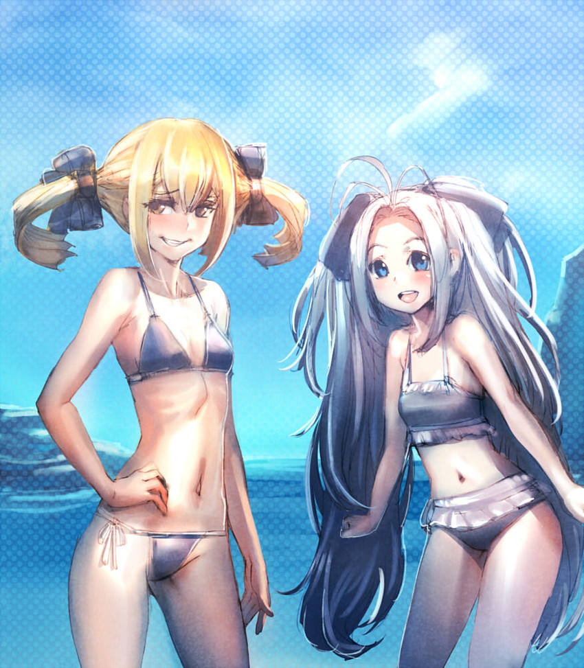 koujiro frau and yukifune airi (robotics;notes) drawn by bow_(bhp)