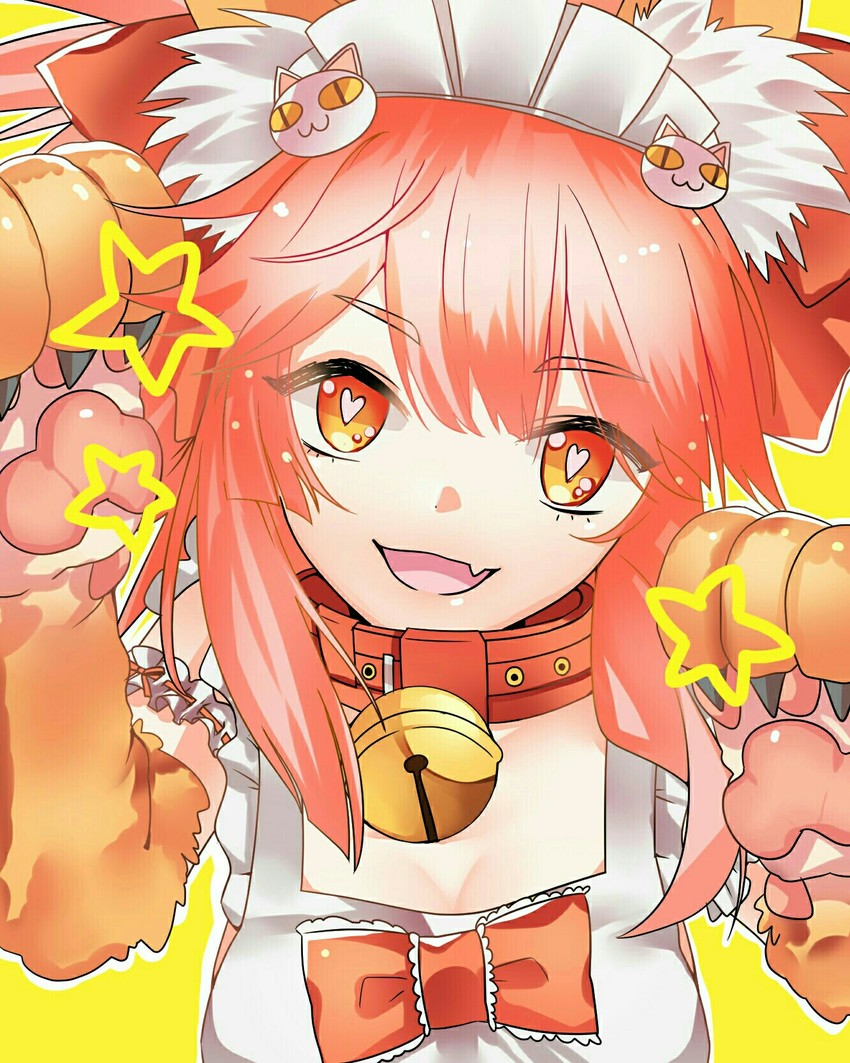 tamamo and tamamo cat (fate and 1 more) drawn by yoshino_(rabb96824)