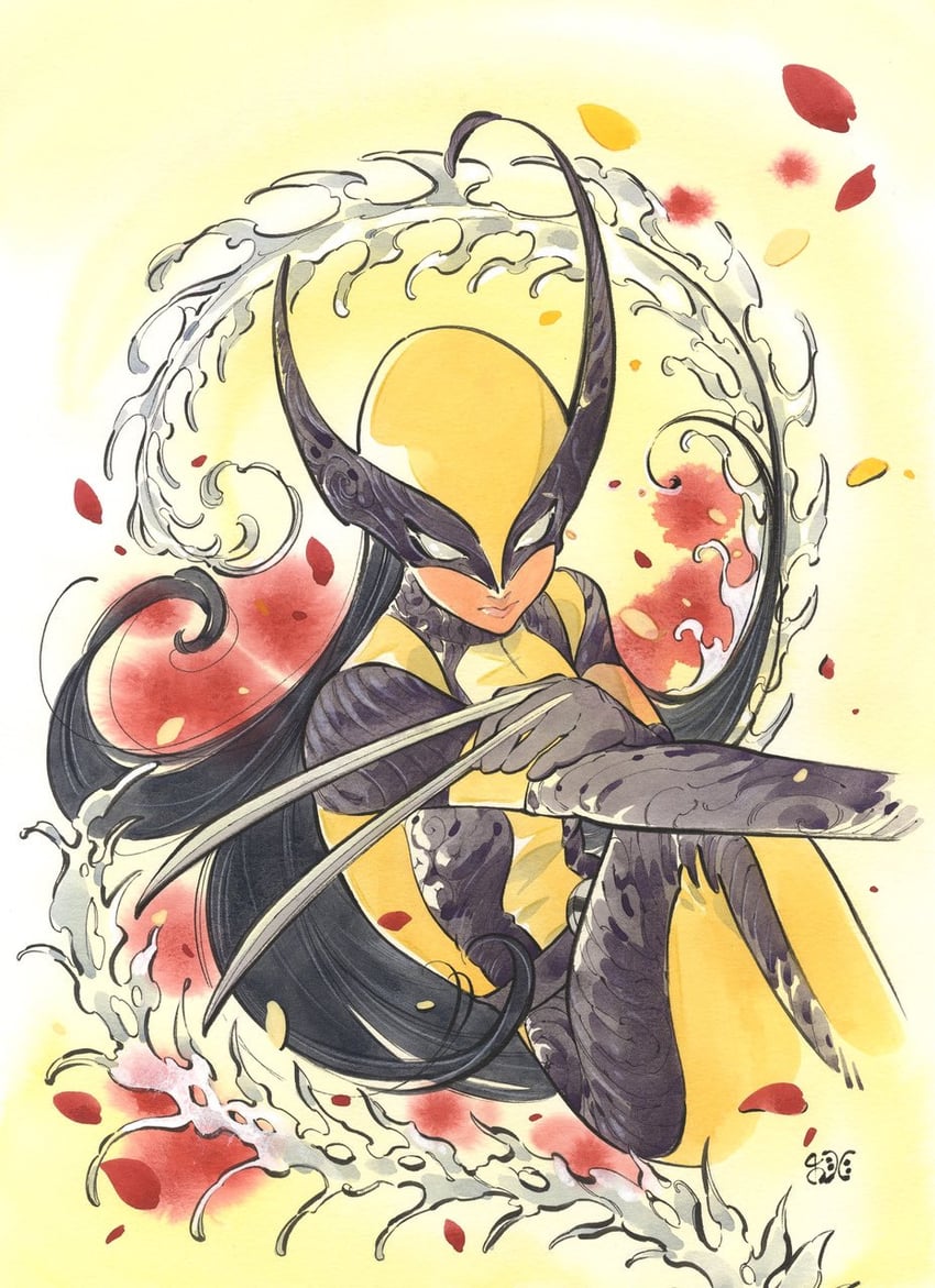 wolverine and x-23 (marvel and 1 more) drawn by peach_momoko